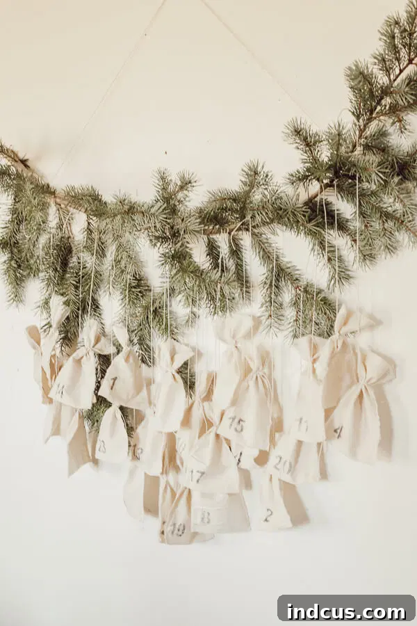 Handcrafted Holiday Countdowns 33 Scandinavian Wall Hanging Advent Calendar
