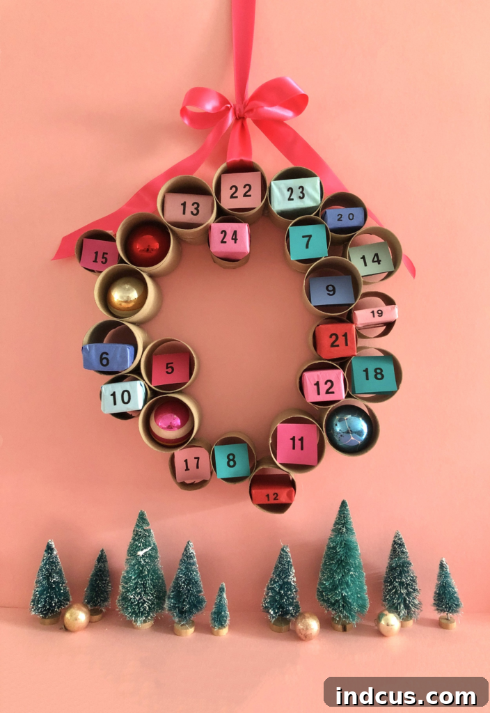 Handcrafted Holiday Countdowns 34 Toilet Paper Roll Advent Wreath