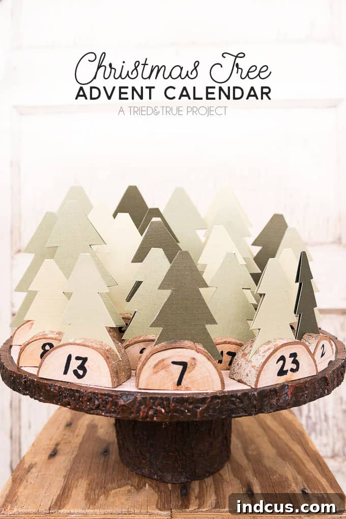 Handcrafted Holiday Countdowns 35 Christmas Tree Advent Calendar