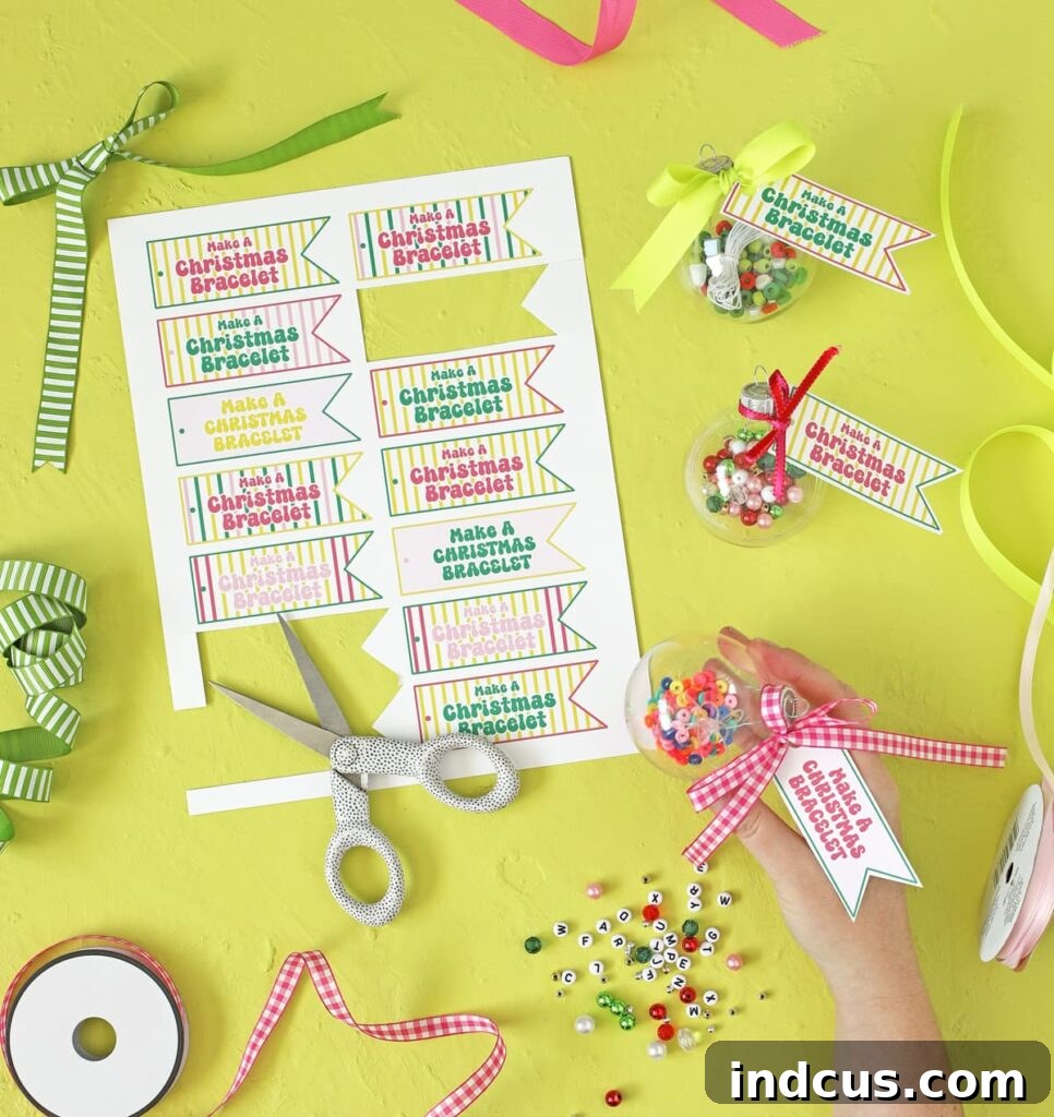 make a bracelet christmas gift idea