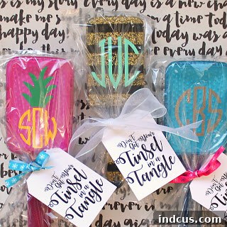 tinsel in a tangle christmas gift printable tag