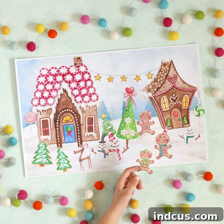 sticker picture printable finish the scene