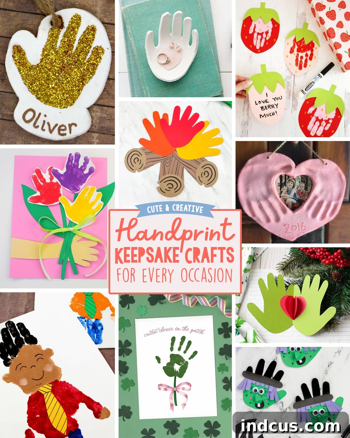 handprint keepsake crafts for every occasion