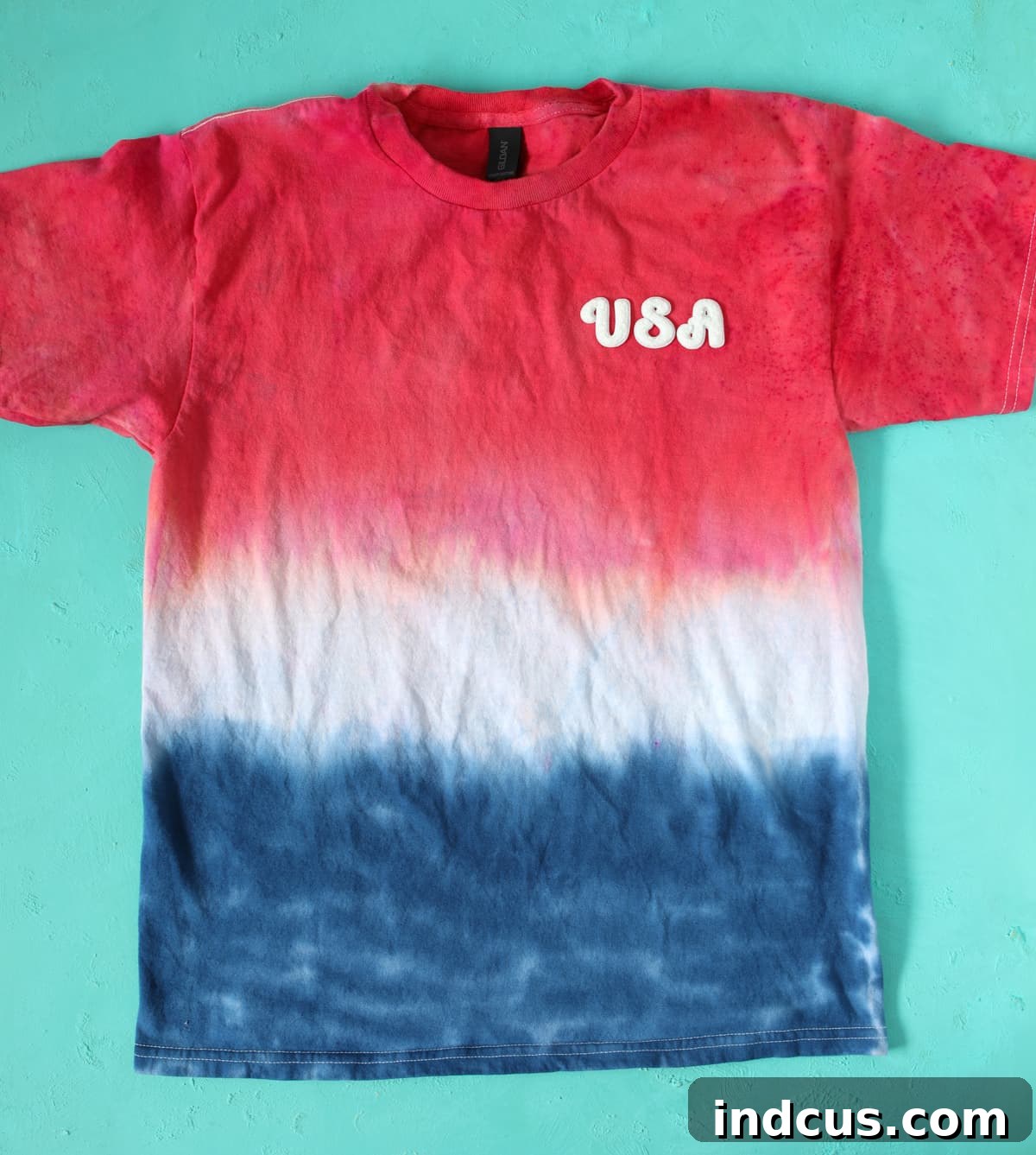 bomb pop ombre patriotic t shirt DIY