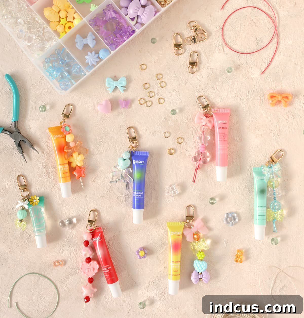 how to make lip gloss charms