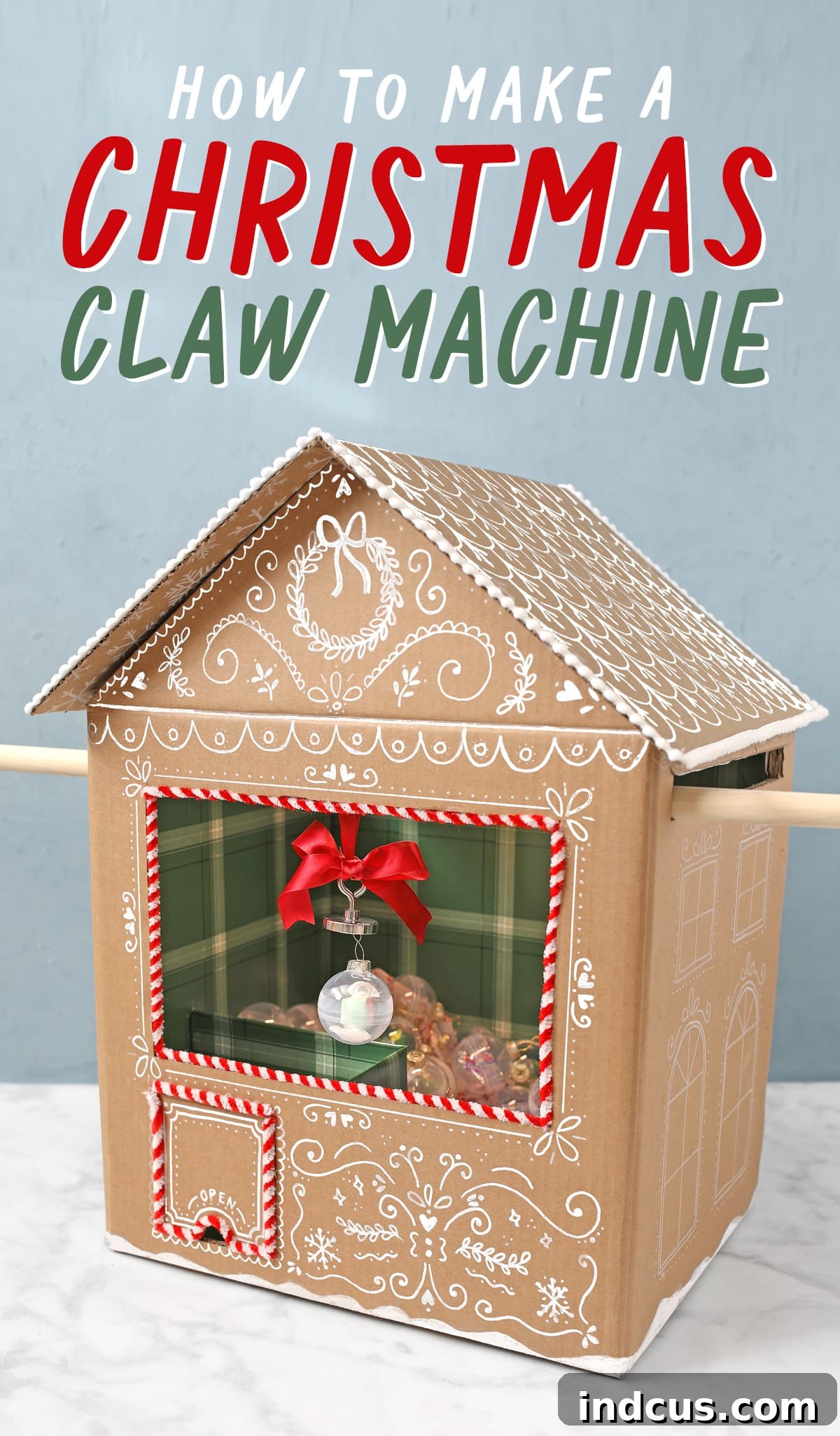 how to make a christmas claw machine