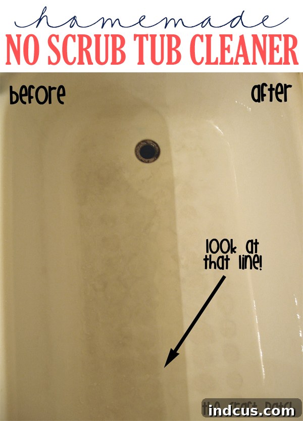 no scrub tub cleaner results