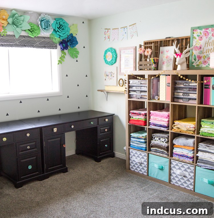 Functional craft room furniture and clever storage ideas