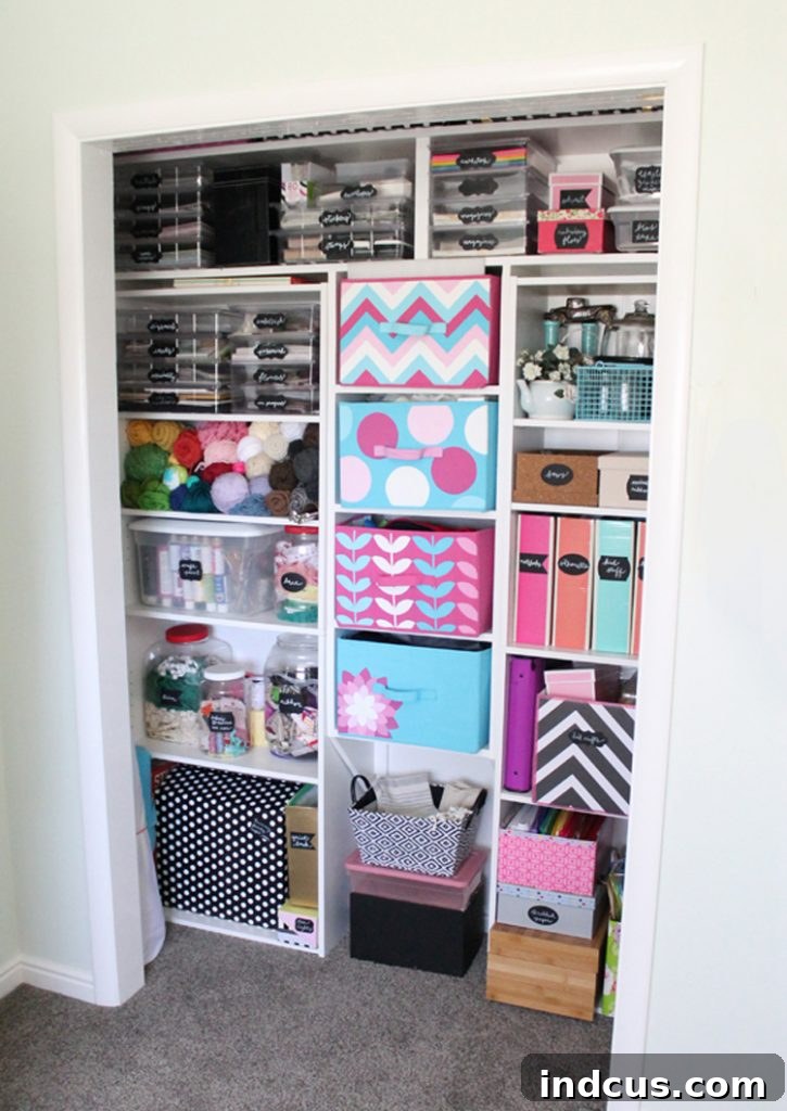 Smart craft room storage solutions and organization hacks