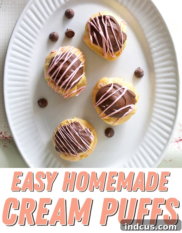 easy homemade cream puffs recipe