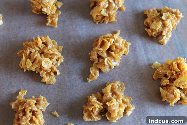 cornflake cookies, no bake cookies, classic desserts