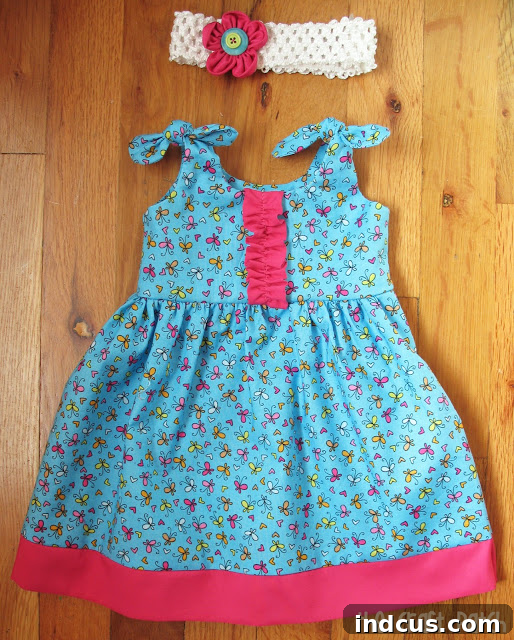 itty bitty baby dress sewing pattern with custom details