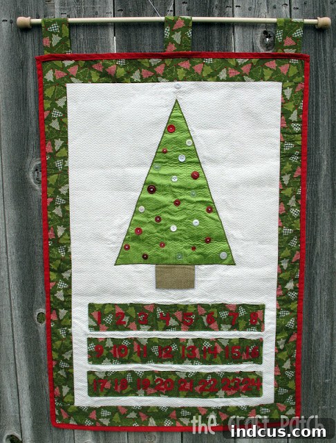 Cozy Felt Ornament Countdown 2 handmade christmas tree advent calendar