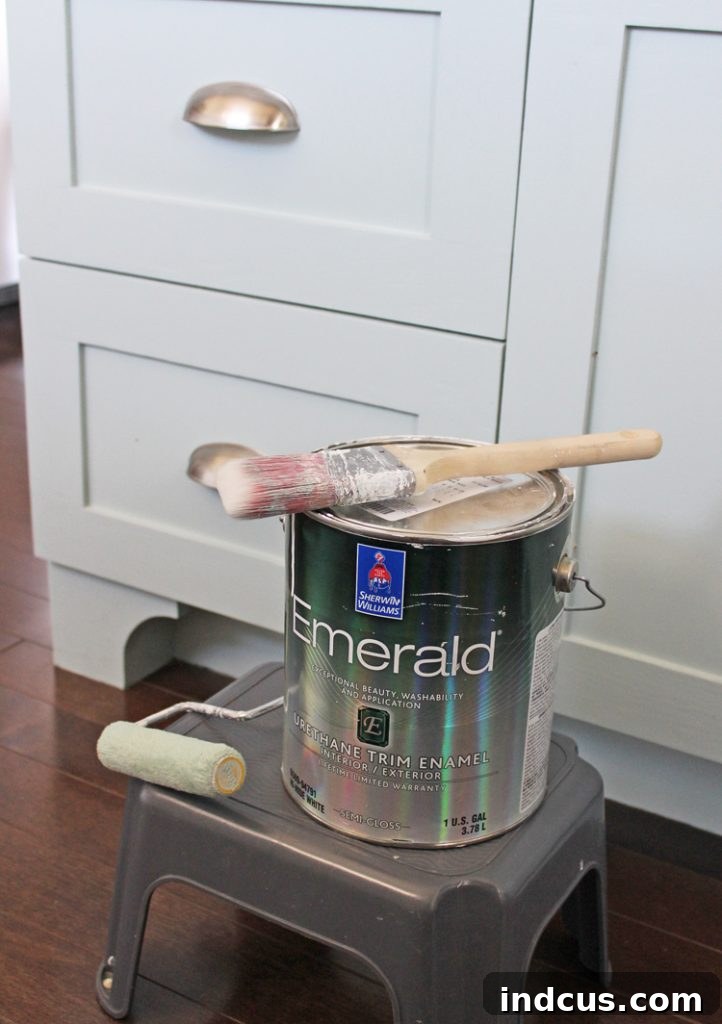 Sherwin-Williams Urethane Trim Enamel Paint Review for cabinets