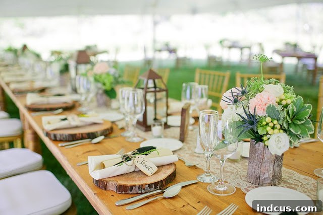 Inspiring Wood Slice Creations 4 wood slice wedding charger