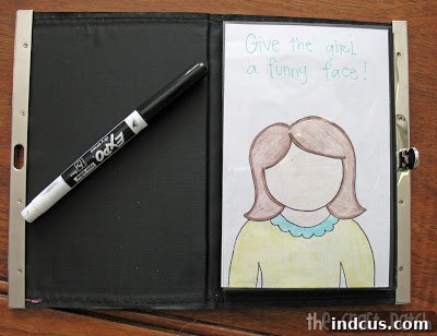 quiet book out of photo album