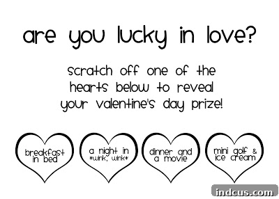valentines day scratch off card design
