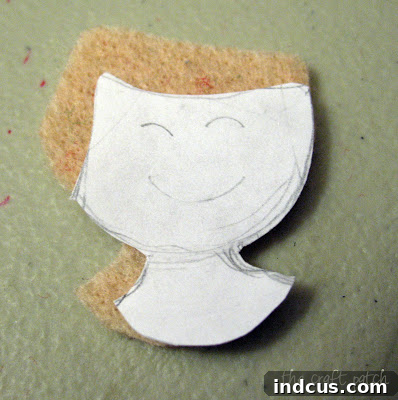 how to make characters out of felt