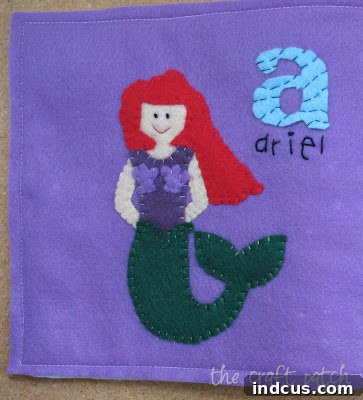 felt gift for kids diy - supplies for quiet book