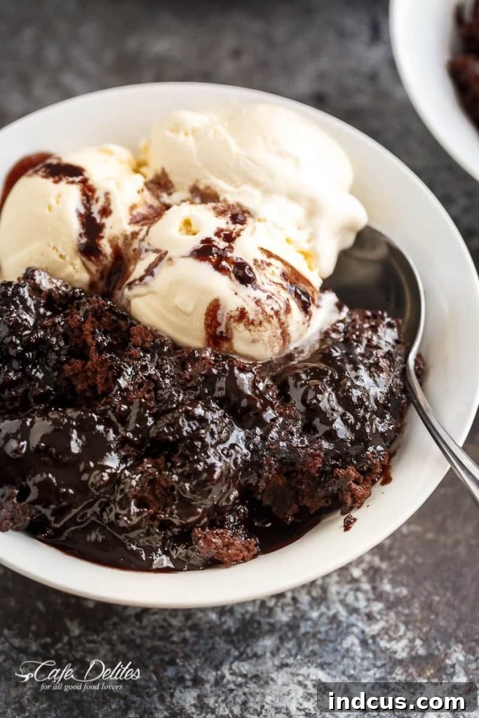 Easy Hot Fudge Chocolate Pudding Cake