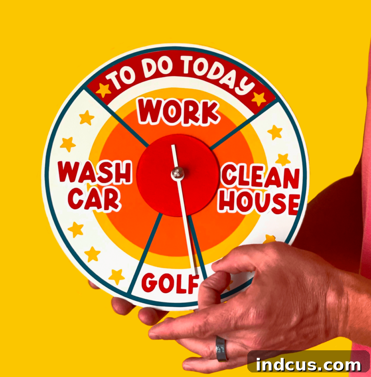 Funny Father's Day gift spinning wheel