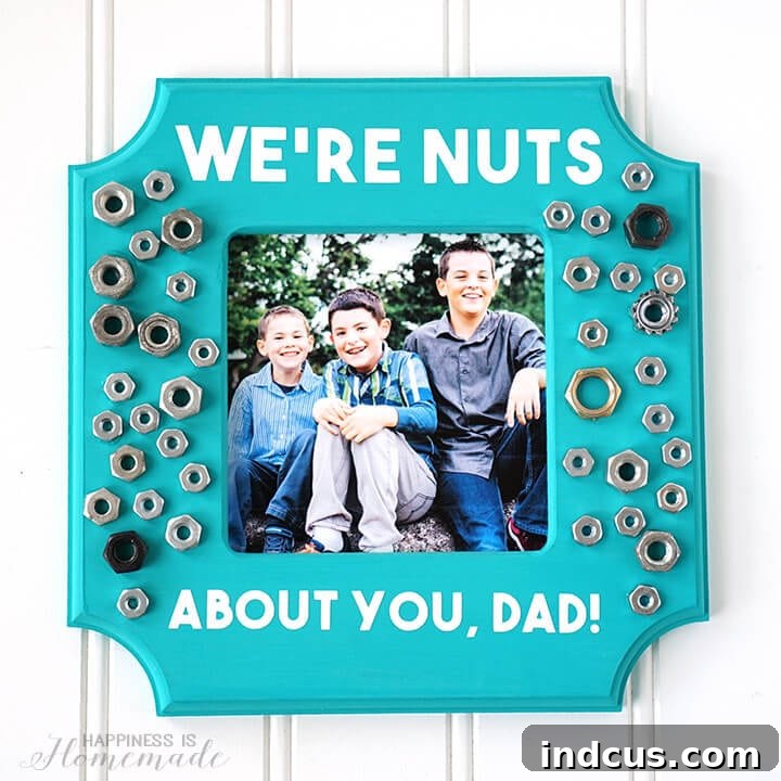 We're Nuts About You Photo Frame for Father's Day