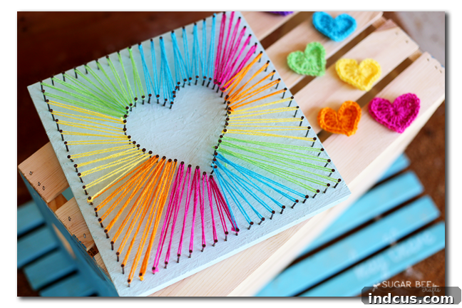 string art craft for kids