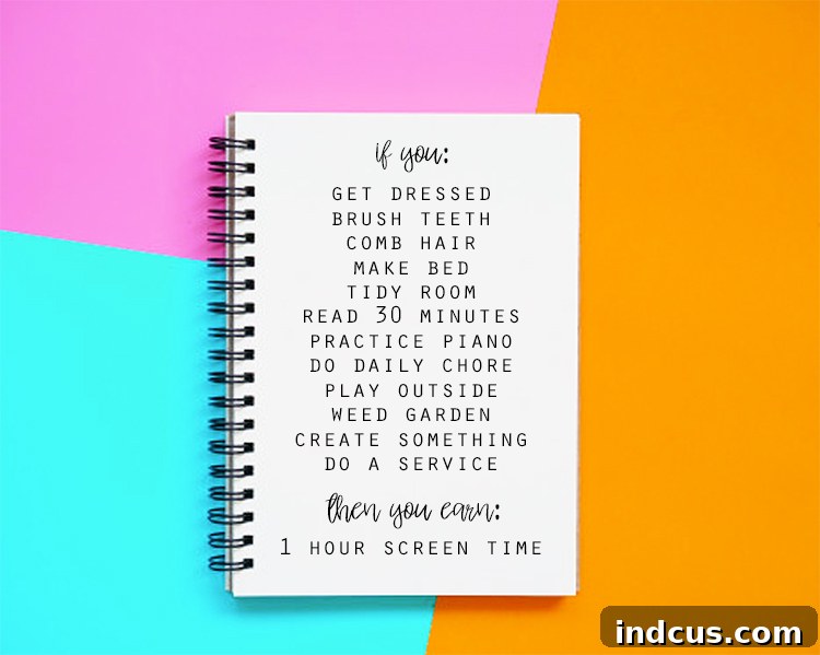 summer schedule idea for kids