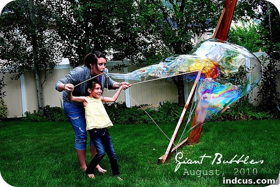 giant bubbles summer boredom buster