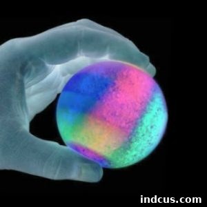 glow in the dark ball DIY