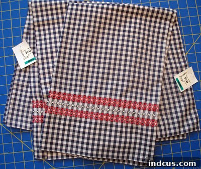 Repurposed Pillowcase Skirt 2 Beautifully embroidered vintage pillowcase, ready for upcycling into a skirt