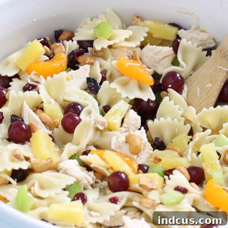 Chicken Bowtie Pasta Salad
