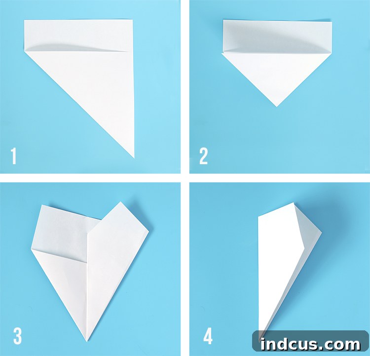 how to make six sided snowflakes
