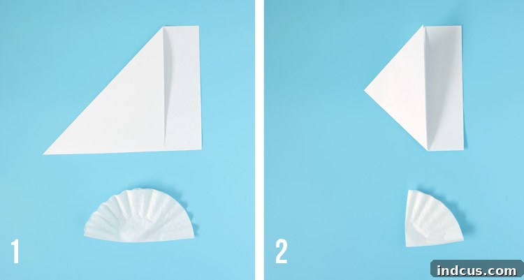 how to fold paper snowflakes