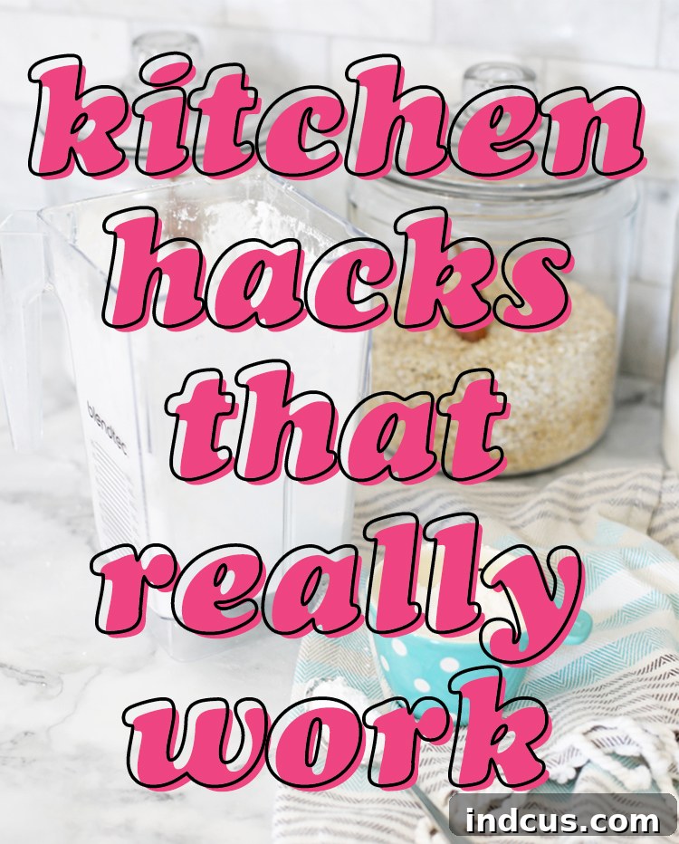 Proven Kitchen Solutions 2 Collection of practical kitchen hacks demonstrating pour spout jar, homemade powdered sugar, shredded chicken, and fresh whipped cream