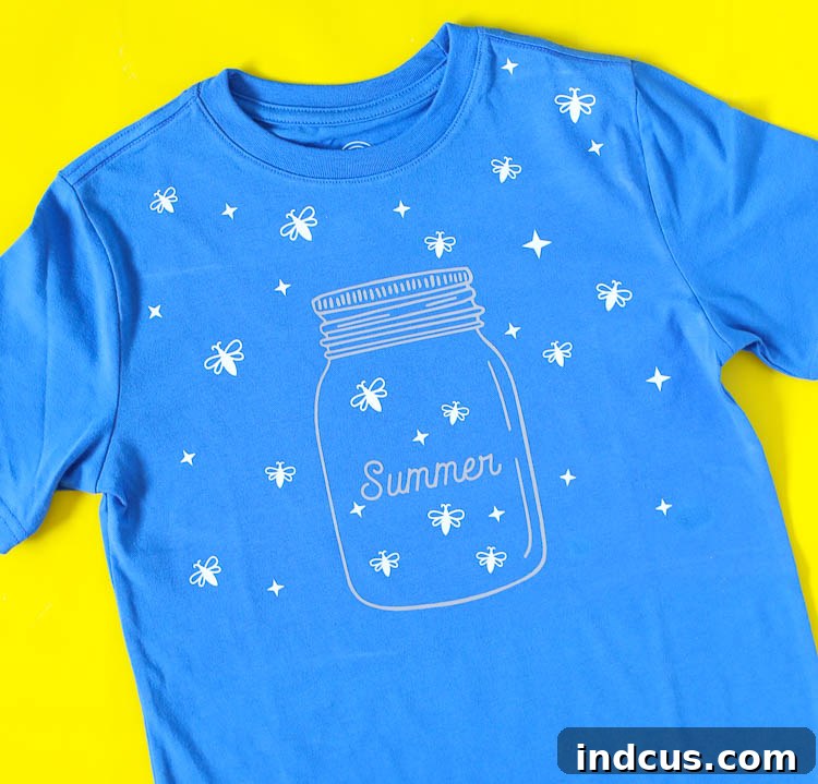 Finished firefly DIY shirt project