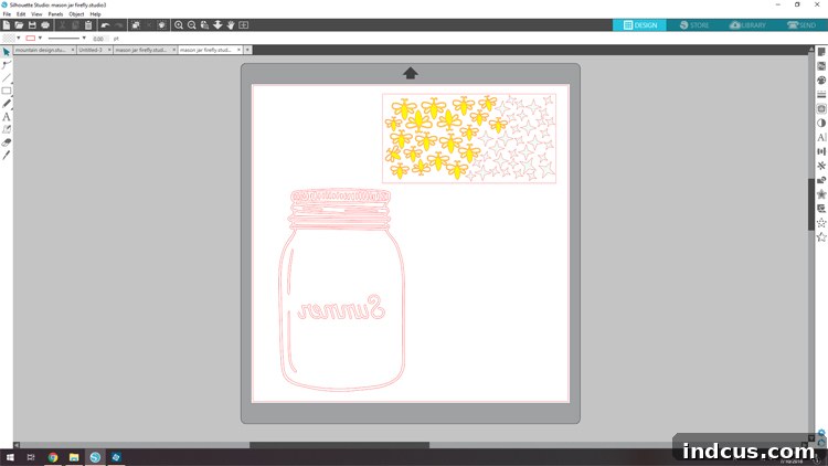 Silhouette Studio mirror image setting for HTV