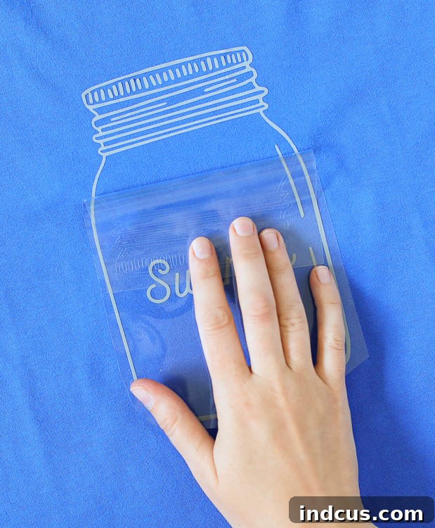 Peeling away HTV carrier sheet cleanly