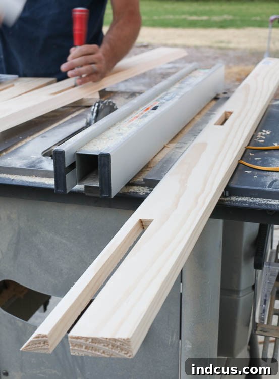 Instructions for wrapping the outside posts of the headboard