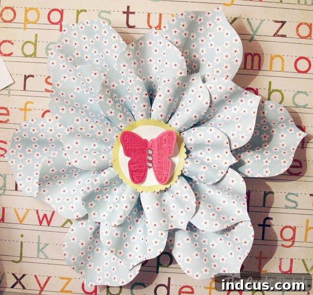 Easy paper flower tutorial without using a cutting machine