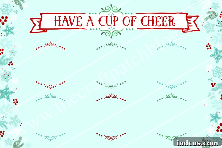 Create Your Own Non-Alcoholic Christmas Punch Bar Free Printables Included 9 christmas drink station printable poster