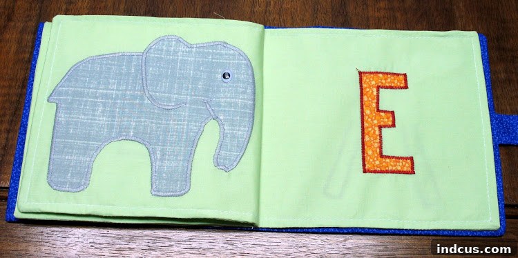 Fabric Unveiled 4 Detailed shot showcasing textured fabric letters, emphasizing the sensory aspects of a quiet book