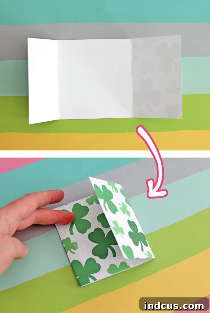 Paper Napkin Wrap Printable - St. Patrick's Day DIY
