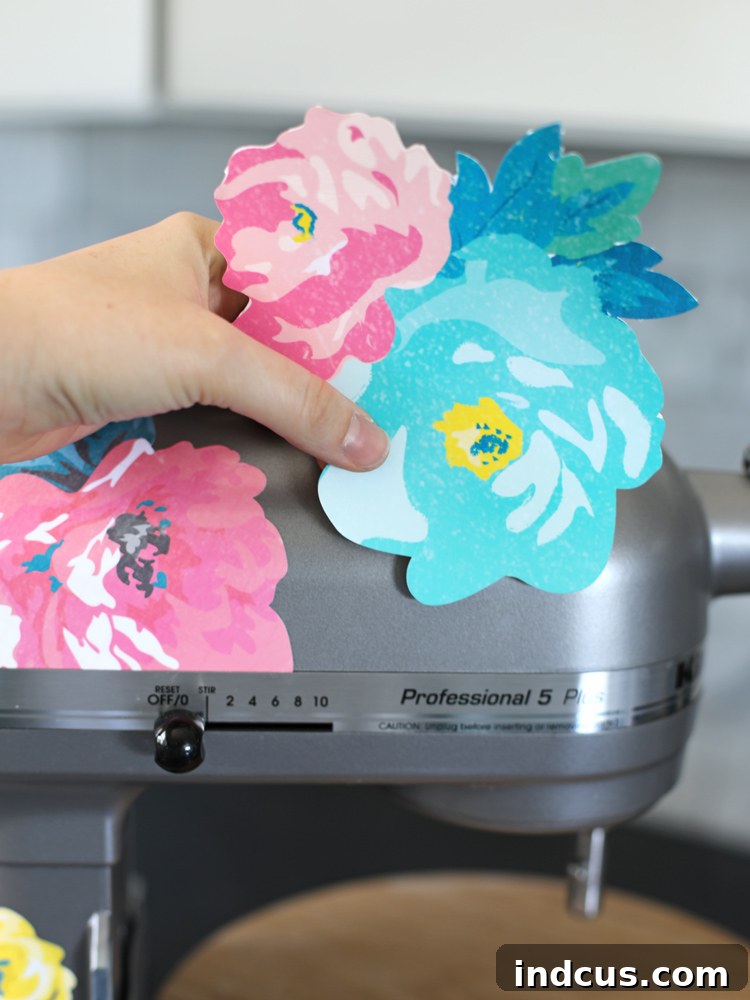 diy kitchenaid vinyl decals