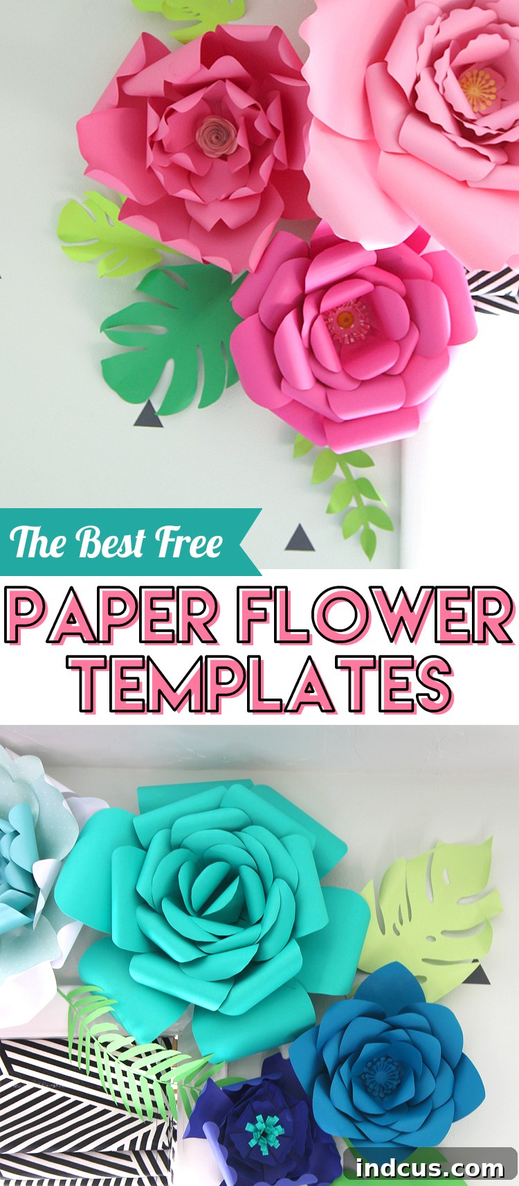 giant paper flower templates