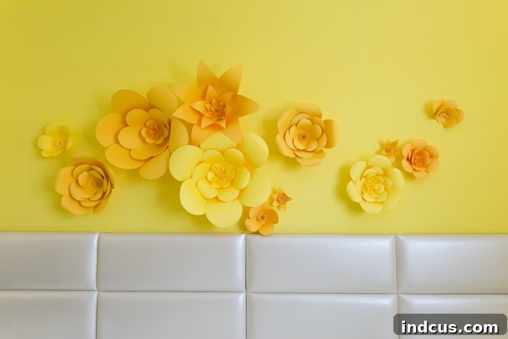 starburst shape paper flower template