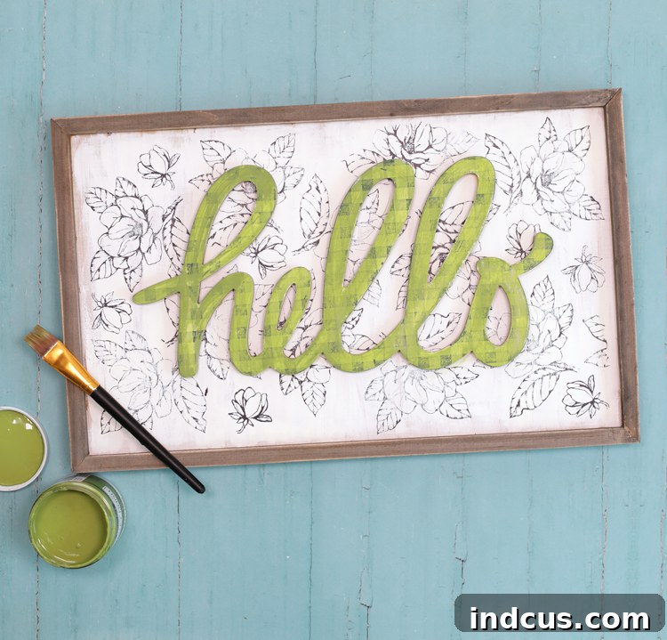 Stamp Your Own Farmhouse Sign 5 stamped wooden sign