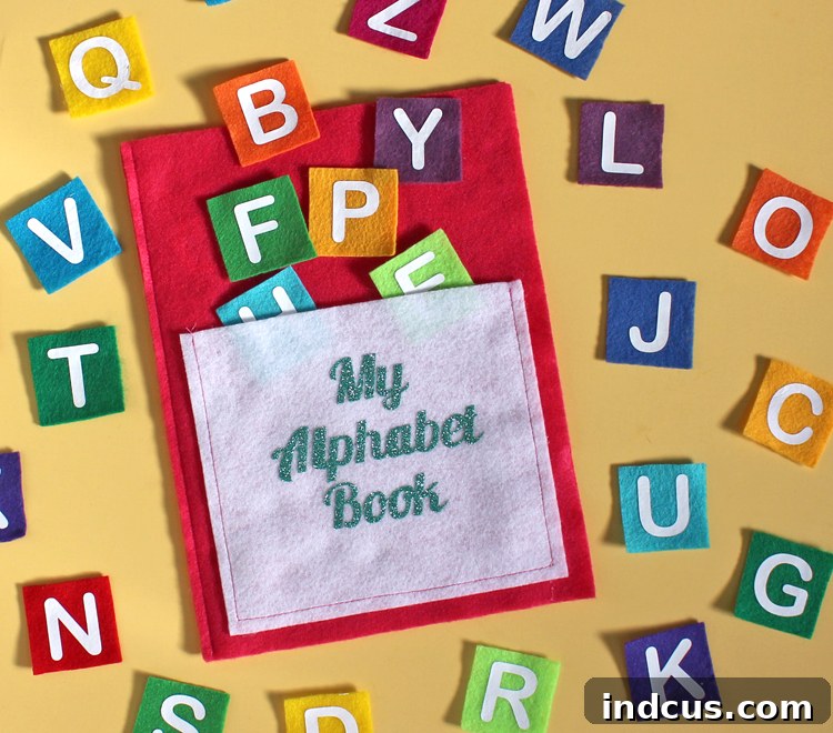 Crafting a cute preschool letter matching game using vibrant felt and durable heat transfer vinyl