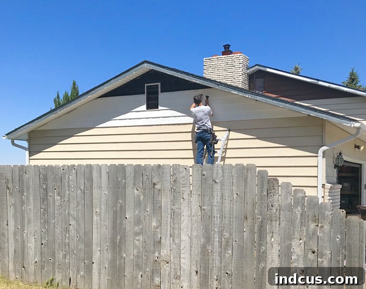 installing siding DIY