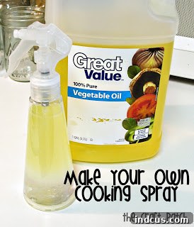 Homemade cooking spray alternative